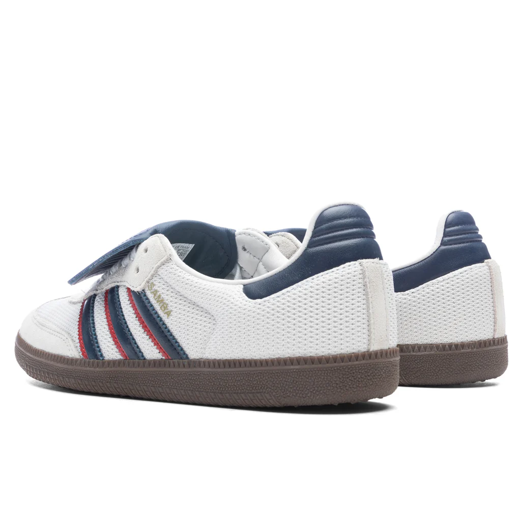 Samba LT - Crystal White/Dark Blue/Gum - Image 3