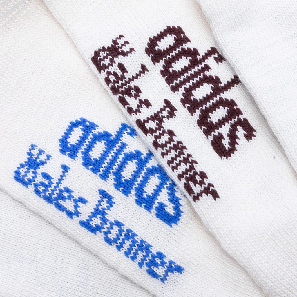 Adidas x Wales Bonner 3 Stripes Socks - Core White - Image 2