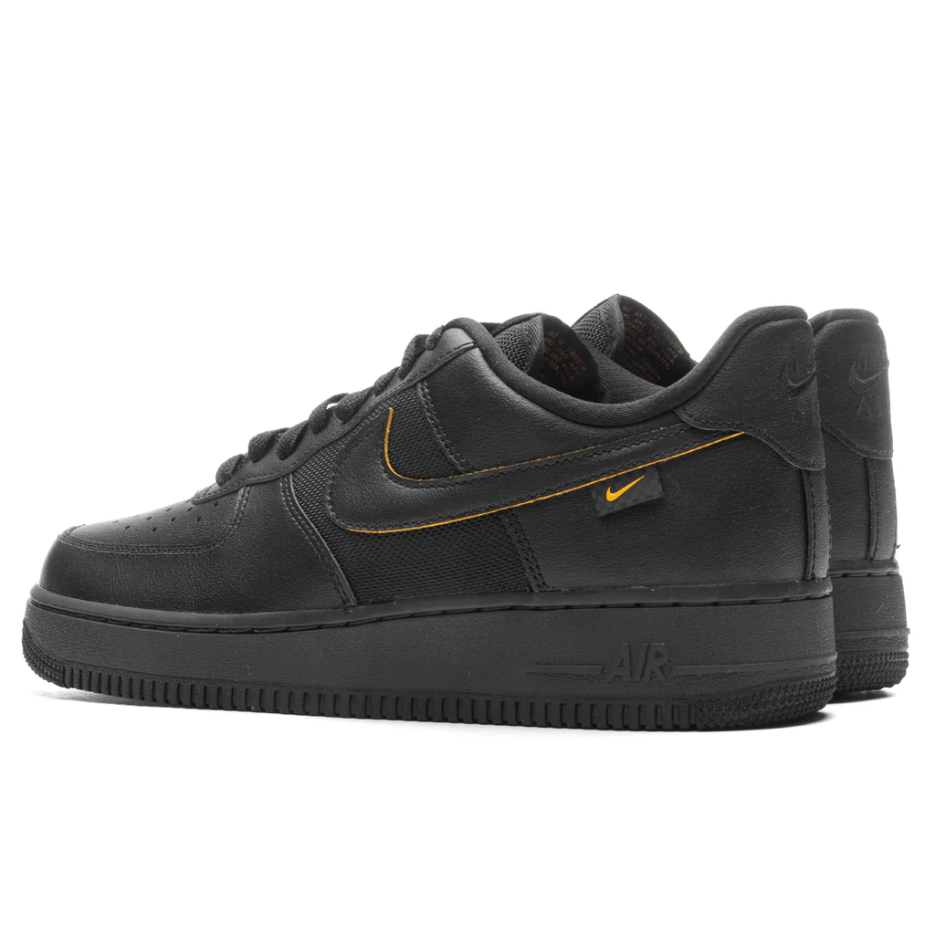 Air Force 1 '07 - Black/University Gold/Dark Smoke Grey - Image 4