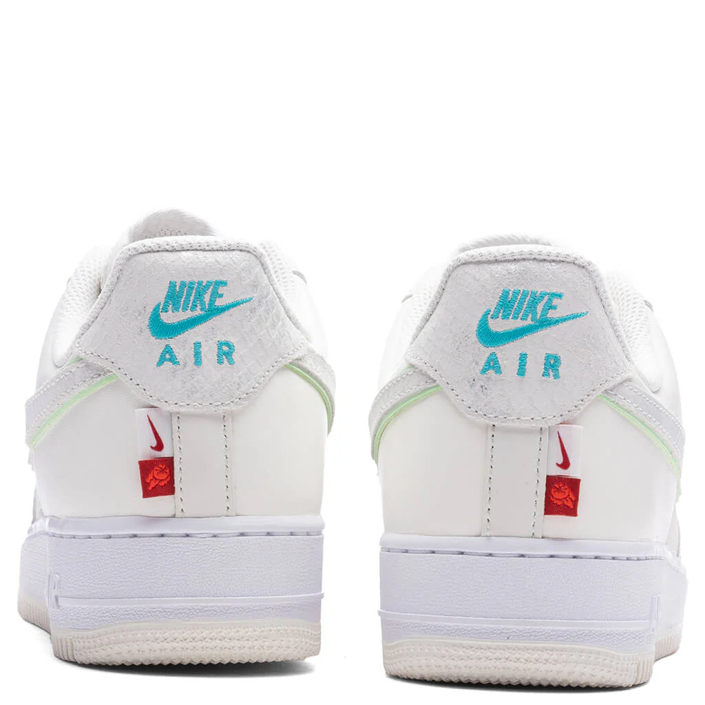 Air Force 1 '07 'Year Of The Dragon' - Sail/Vapor Green/University Red - Image 4
