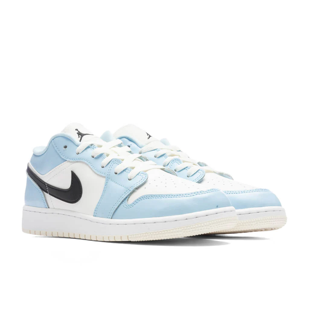 Air Jordan 1 Low (GS) - Ice Blue/Black/Sail - Image 2