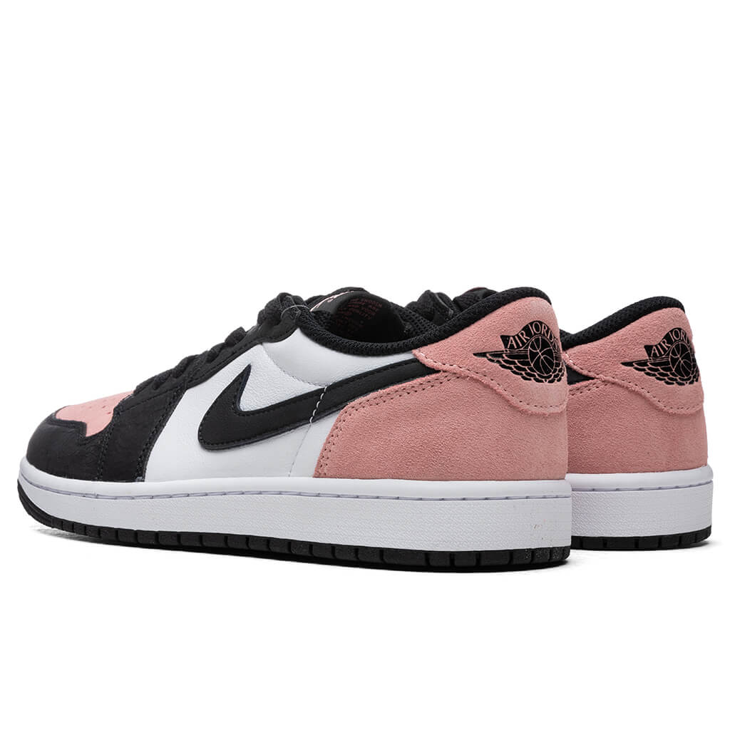 Air Jordan 1 Low OG - Black/Bleached Coral/White - Image 3