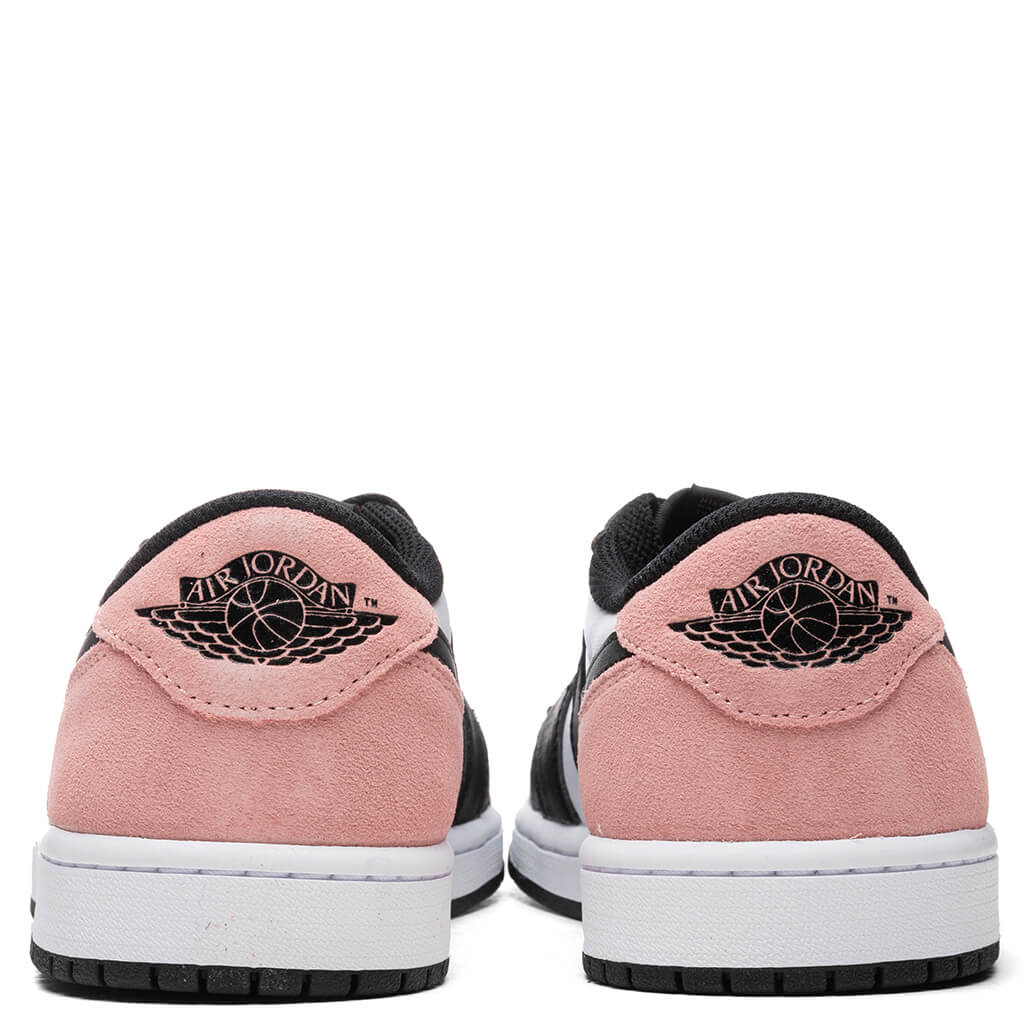 Air Jordan 1 Low OG - Black/Bleached Coral/White - Image 4