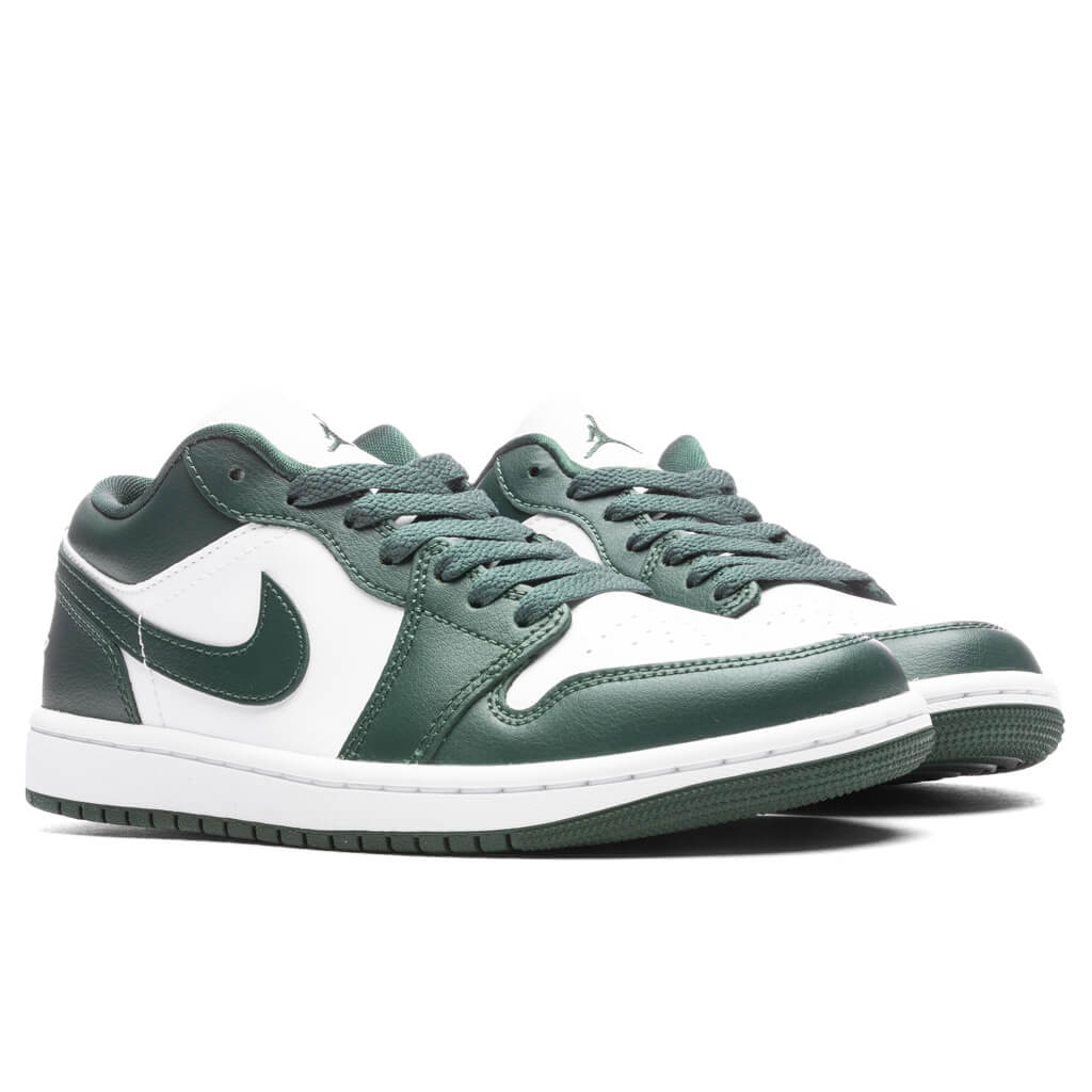 Women's Air Jordan 1 Low - White/Galactic Jade - Image 2