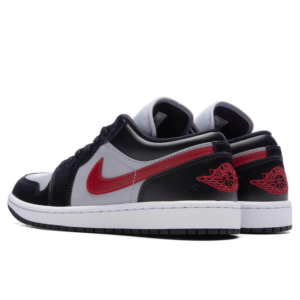 Women's Air Jordan 1 Low - Wolf Grey/Gym Red/Black - Image 3