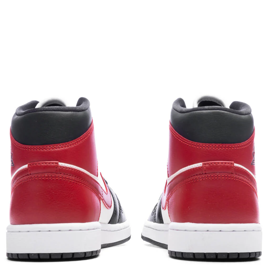 Women's Air Jordan 1 Mid - Sail/Gym Red/Off Noir - Image 4