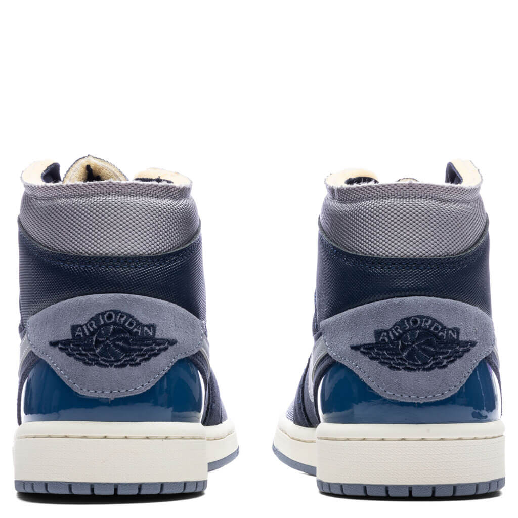 Air Jordan 1 Mid SE Craft - Obsidian/Ashen Slate/French Blue - Image 4