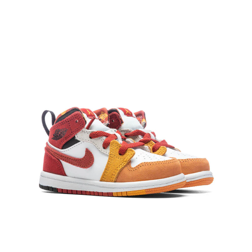 Air Jordan 1 Mid SE (TD) - Papricka/Cinnabar/Canyon Gold - Image 2