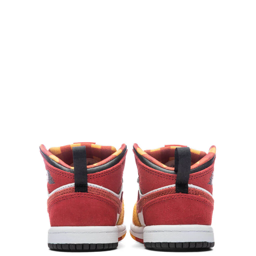 Air Jordan 1 Mid SE (TD) - Papricka/Cinnabar/Canyon Gold - Image 4