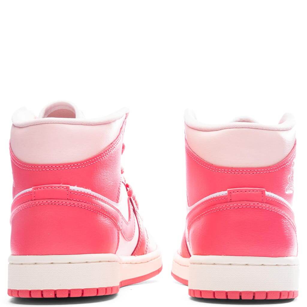 Women's Air Jordan 1 Mid - White/Sea Coral/Atmosphere - Image 4