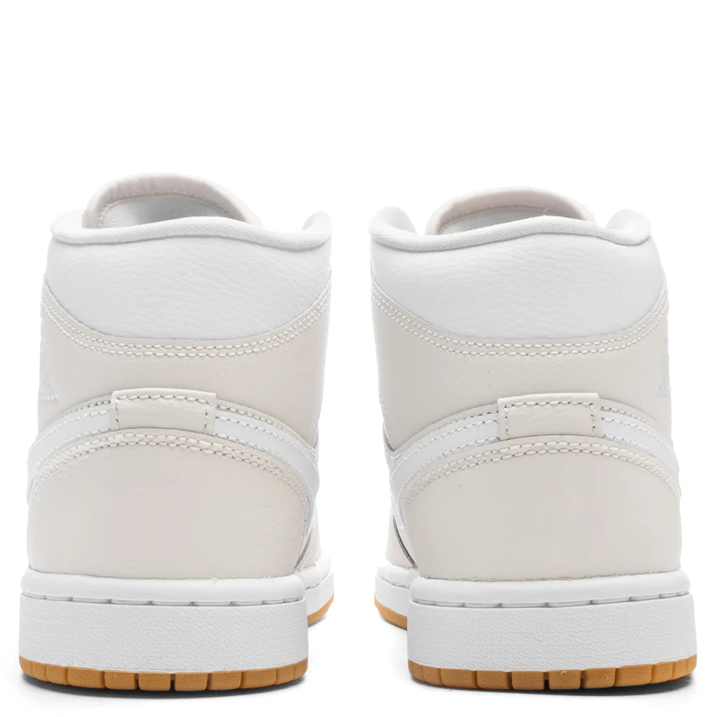 Women's Air Jordan 1 Mid - Phantom/White/Gum Light - Image 4