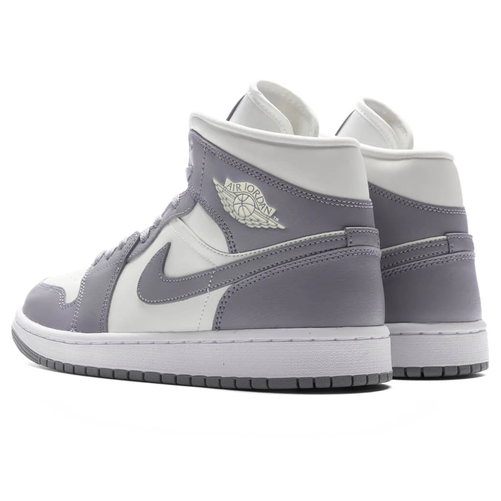 Women's Air Jordan 1 Mid - Sail/Stealth/White - Image 3