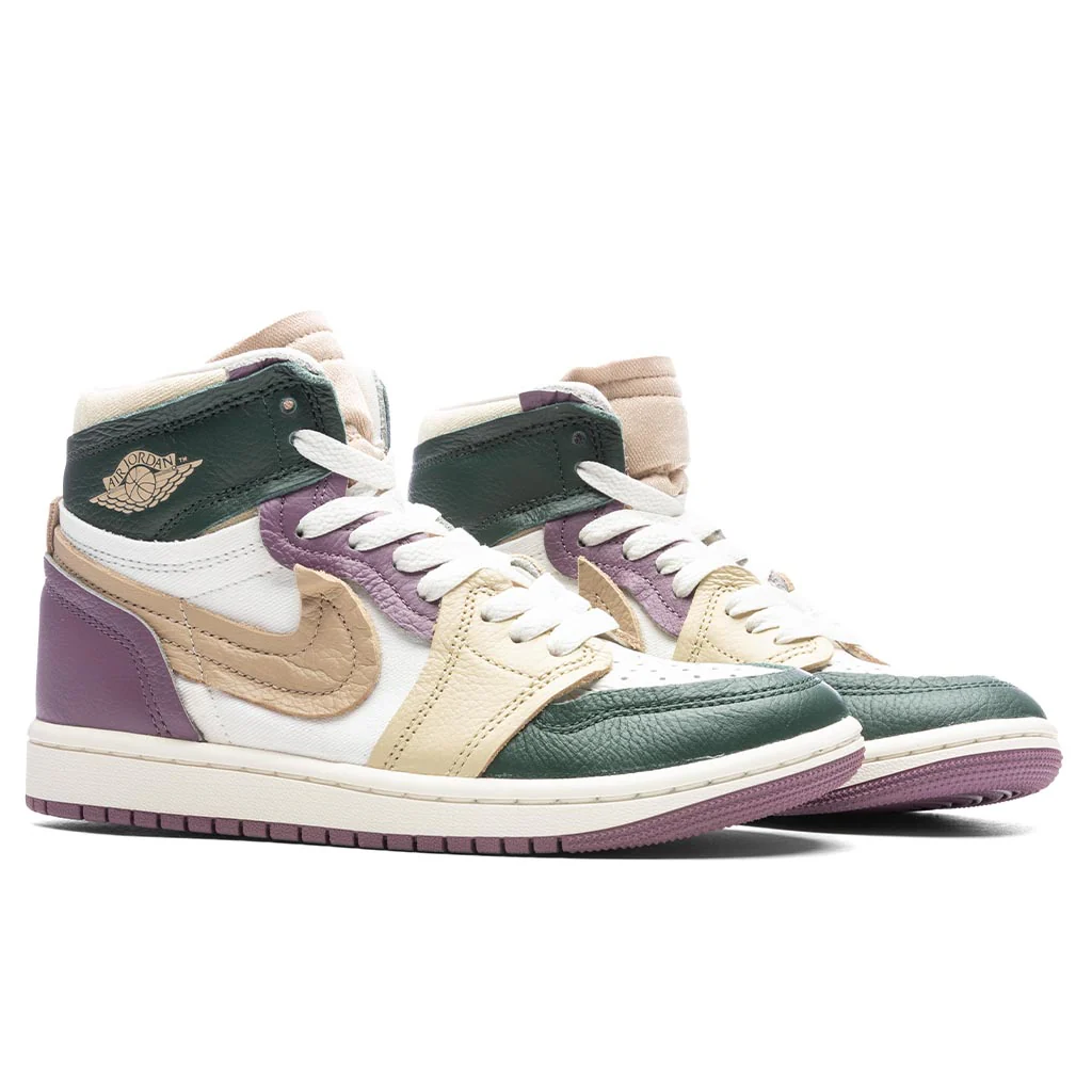 Women's Air Jordan 1 High MM - Galactic Jade/Desert/Sail - Image 2