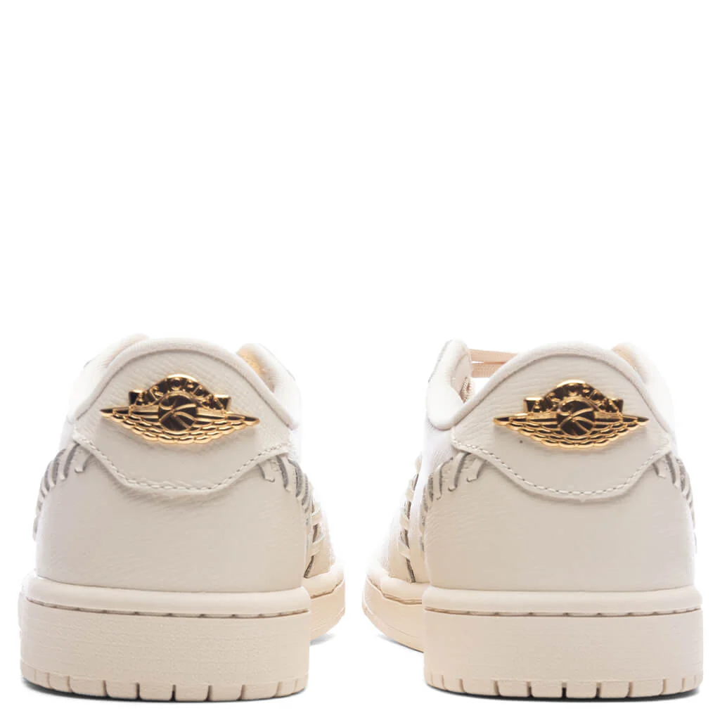 Women's Jordan 1 Low Method of Make - Legend Light Brown/Metallic Gold - Image 4