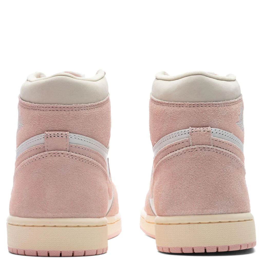 Women's Air Jordan 1 Retro Hi OG Washed Pink - Atmosphere/White/Muslin - Image 4
