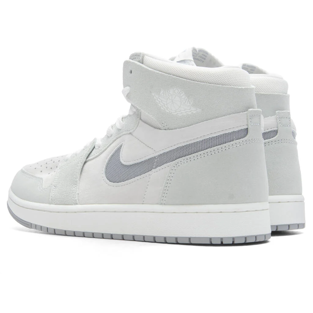 Air Jordan 1 Zoom CMFT 2 - Summit White/Particle Grey/Light Silver - Image 3