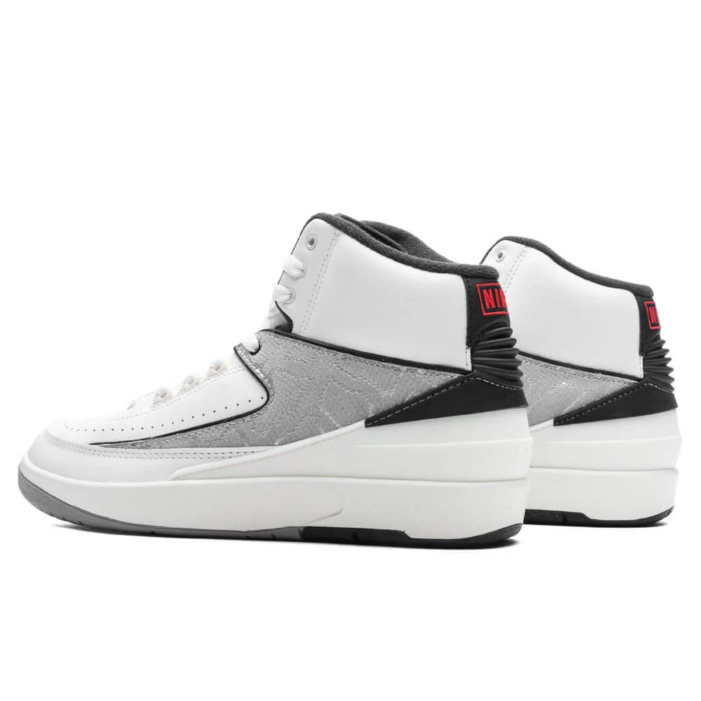 Air Jordan 2 Retro 'Python' - White/Fire Red/Cement Grey - Image 3