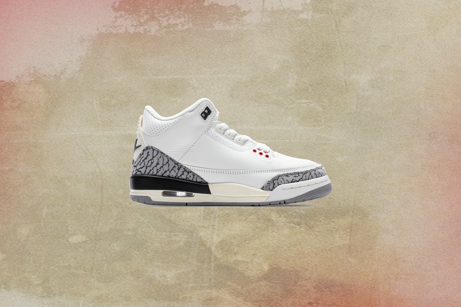 Air Jordan 3 Retro (GS) White Cement Reimagined - Summit White/Fire Red - Image 5