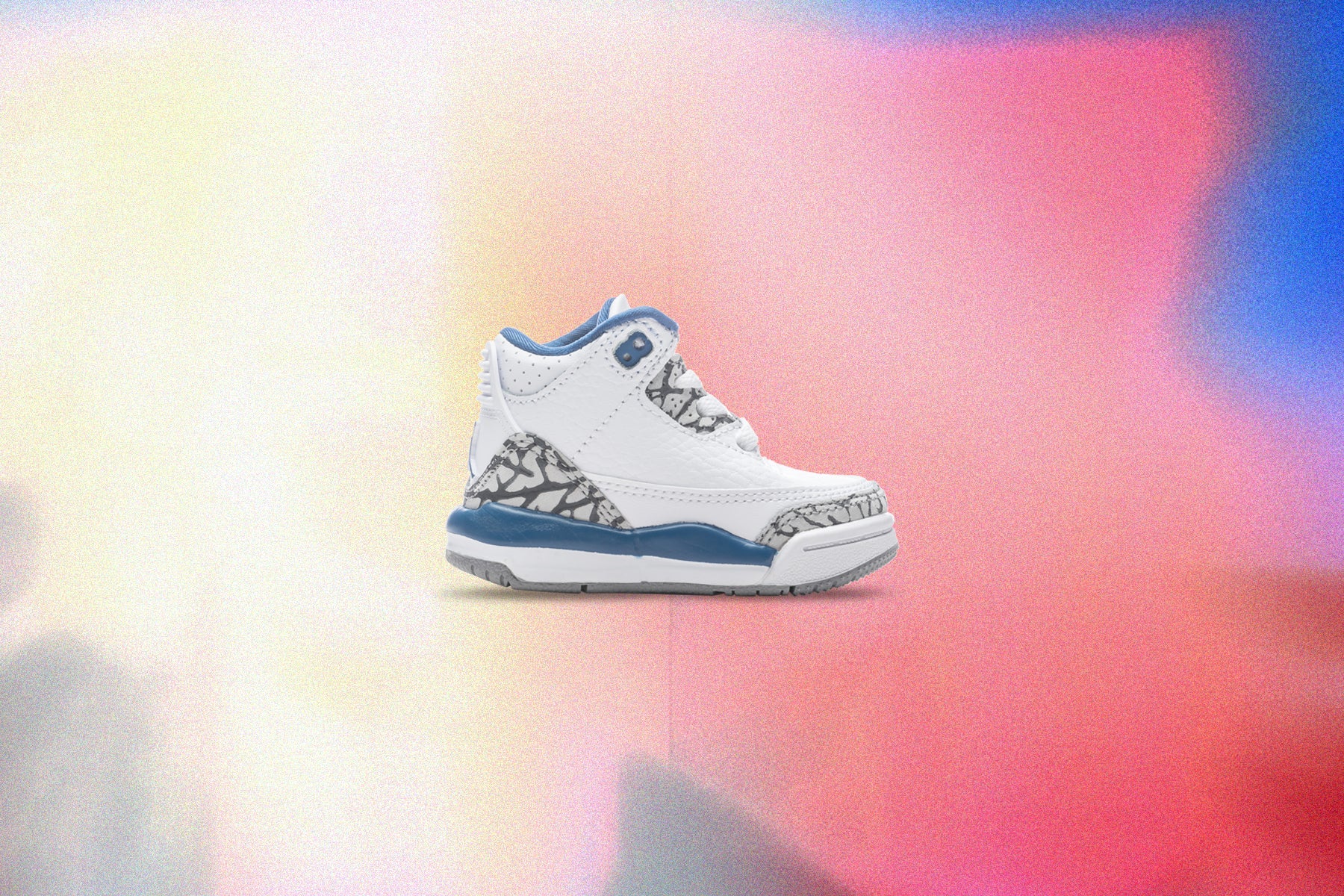 Air Jordan 3 Retro (TD) True Blue and Copper - White/Metallic Copper/True Blue - Image 5