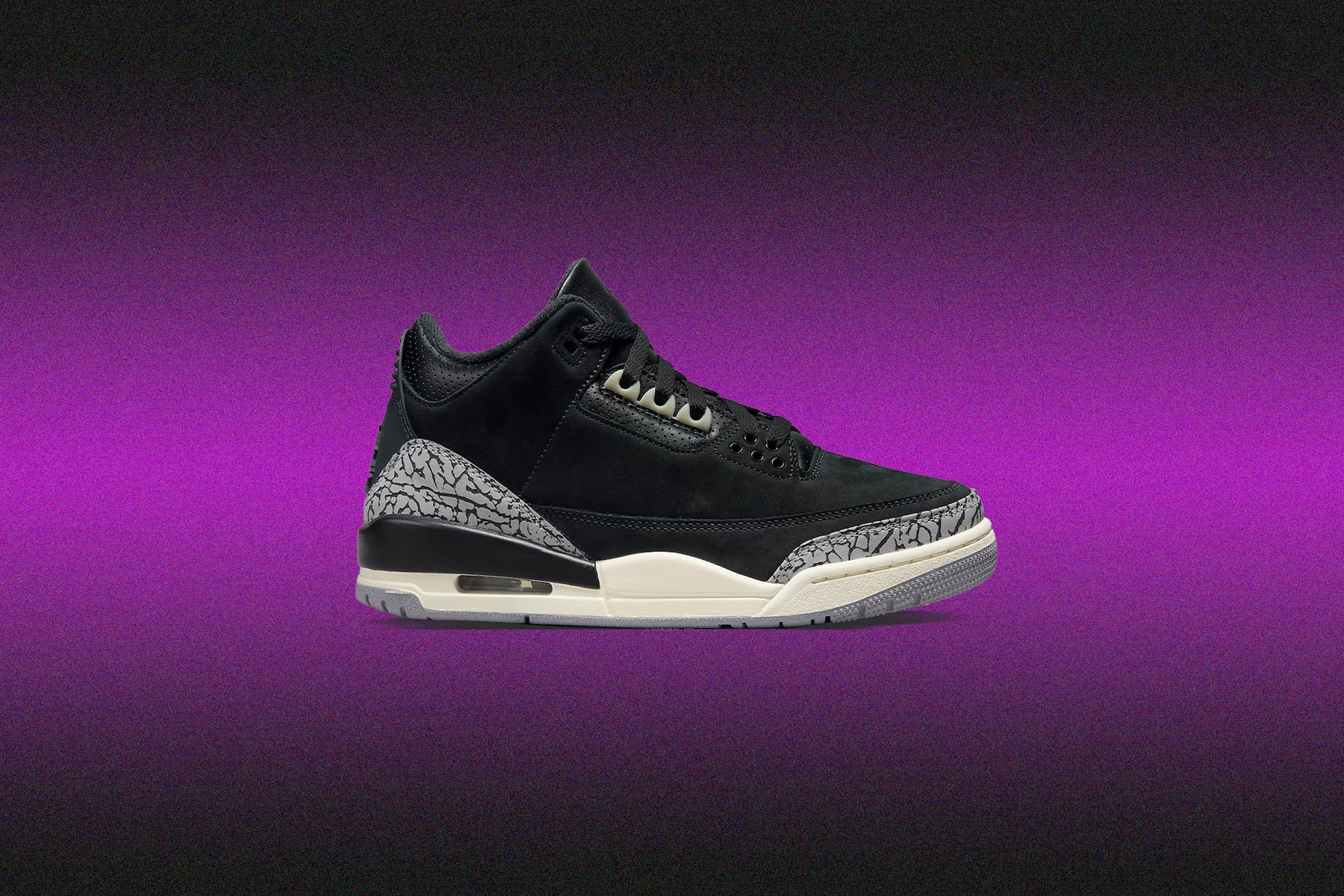 Women's Air Jordan 3 Retro - Off Noir/Black/Sail - Image 5