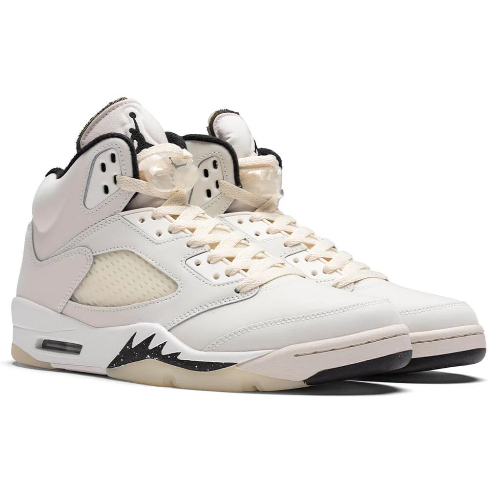 Air Jordan 5 Retro SE - Sail/Black/Light Orewood Brown - Image 2