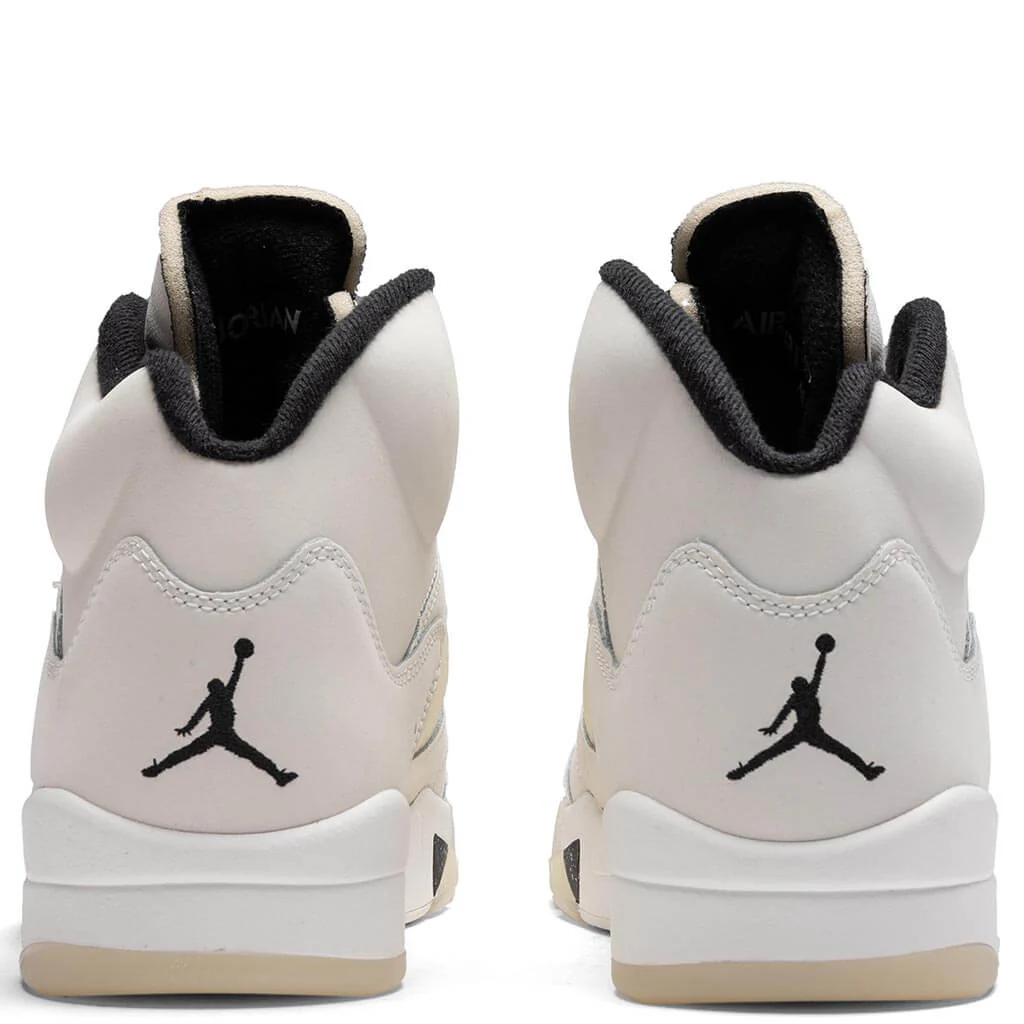 Air Jordan 5 Retro SE - Sail/Black/Light Orewood Brown - Image 4