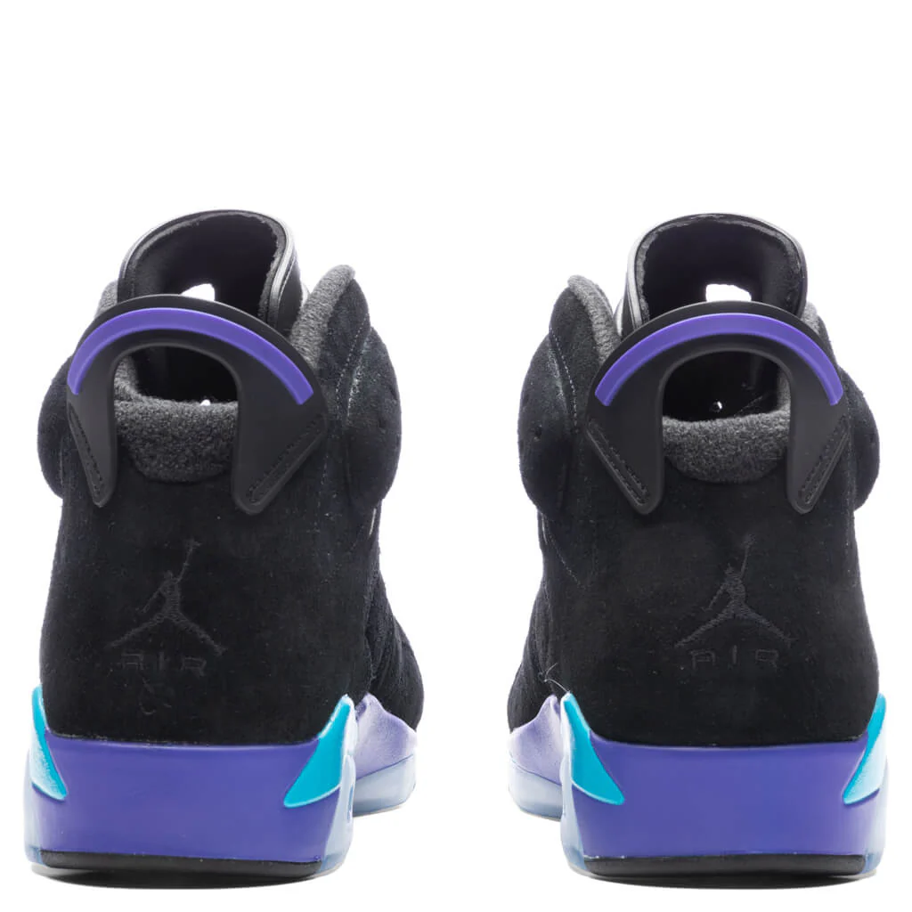 Air Jordan 6 Retro 'Aqua' - Black/Bright Concord/Aquatone - Image 4