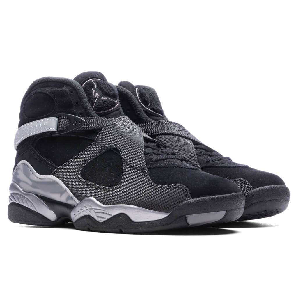 Air Jordan 8 Retro 'Winterized' - Black/Gunsmoke/Metallic Silver - Image 2