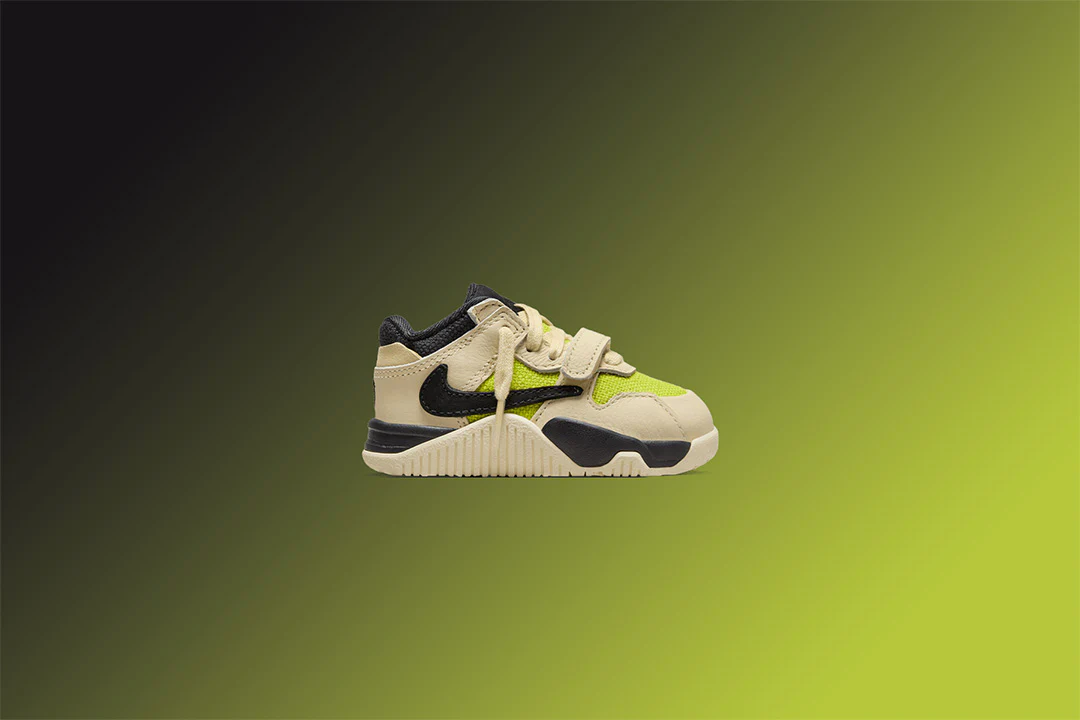 Air Jordan x Travis Scott CJ1 T-Rexx 'Bright Cactus' (TD) - Muslin/Black/Bright Cactus - Image 5