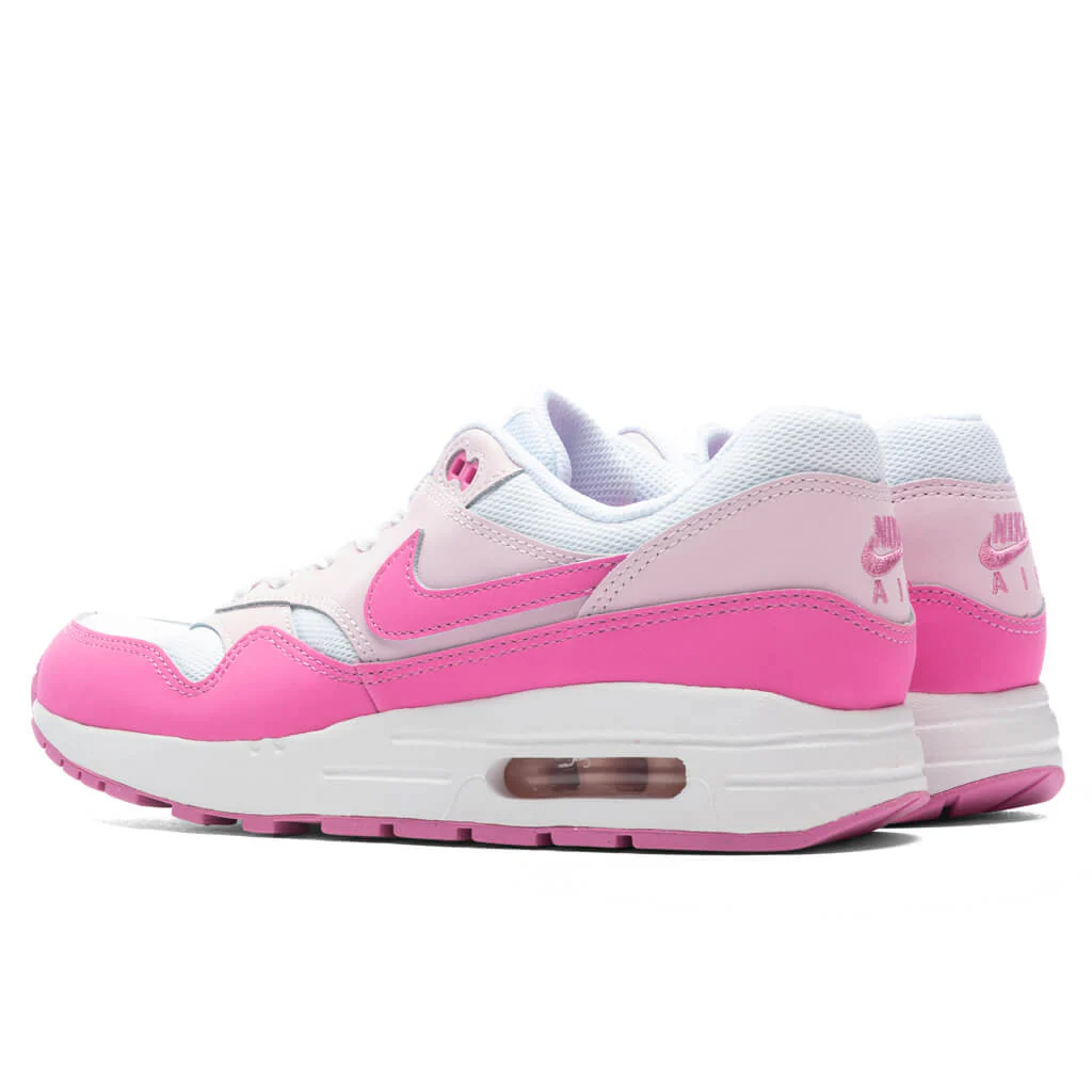 Air Max 1 (GS) - White/Playful Pink/Pink Foam - Image 3