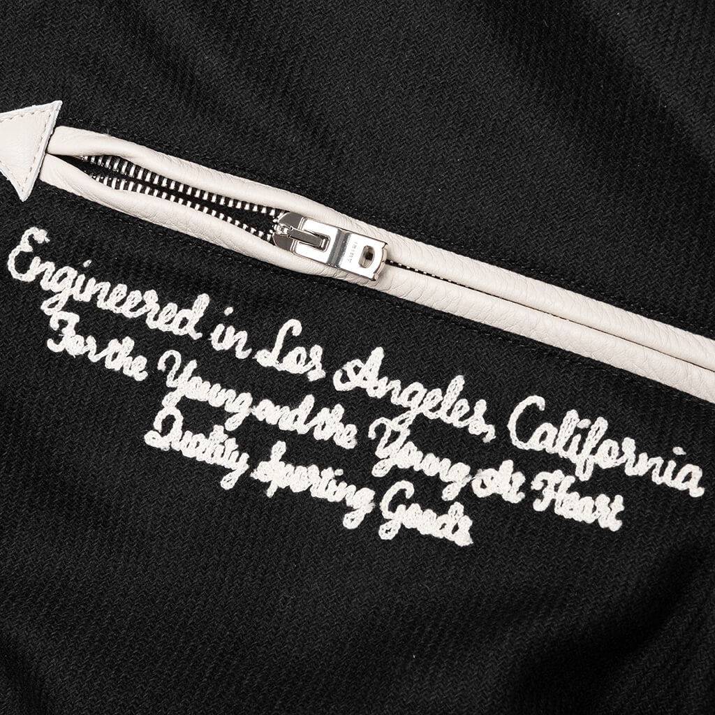 Hockey Varsity Bomber - Black - Image 4
