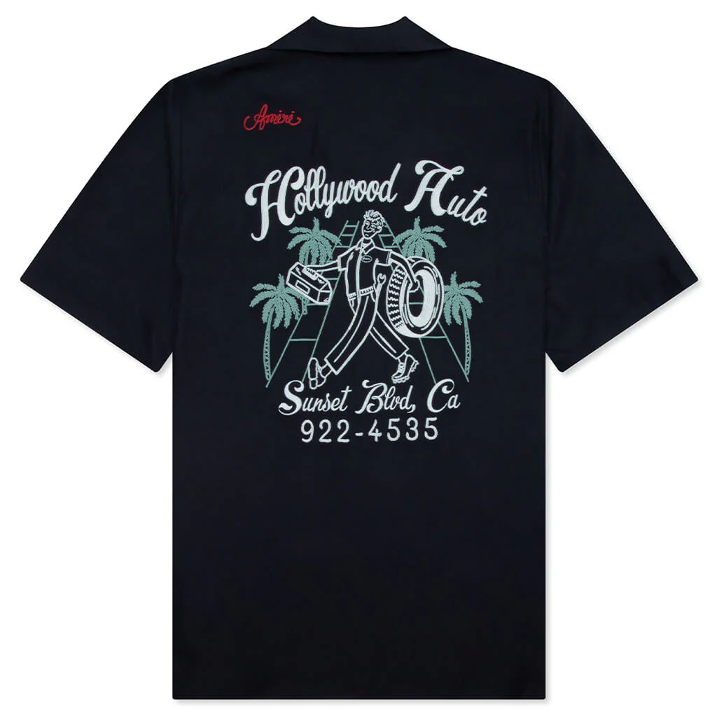 Hollywood Auto Bowling Shirt - Black - Image 2