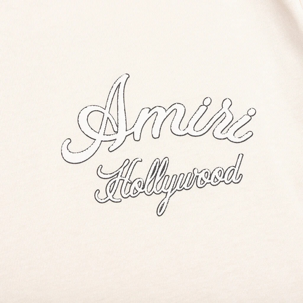 Amiri Hollywood Tee - Alabaster - Image 3