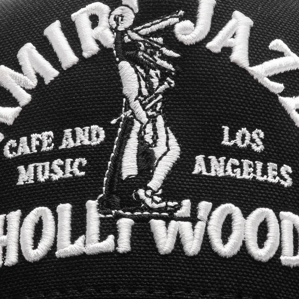 Jazz Wolf Trucker Hat - Black - Image 2