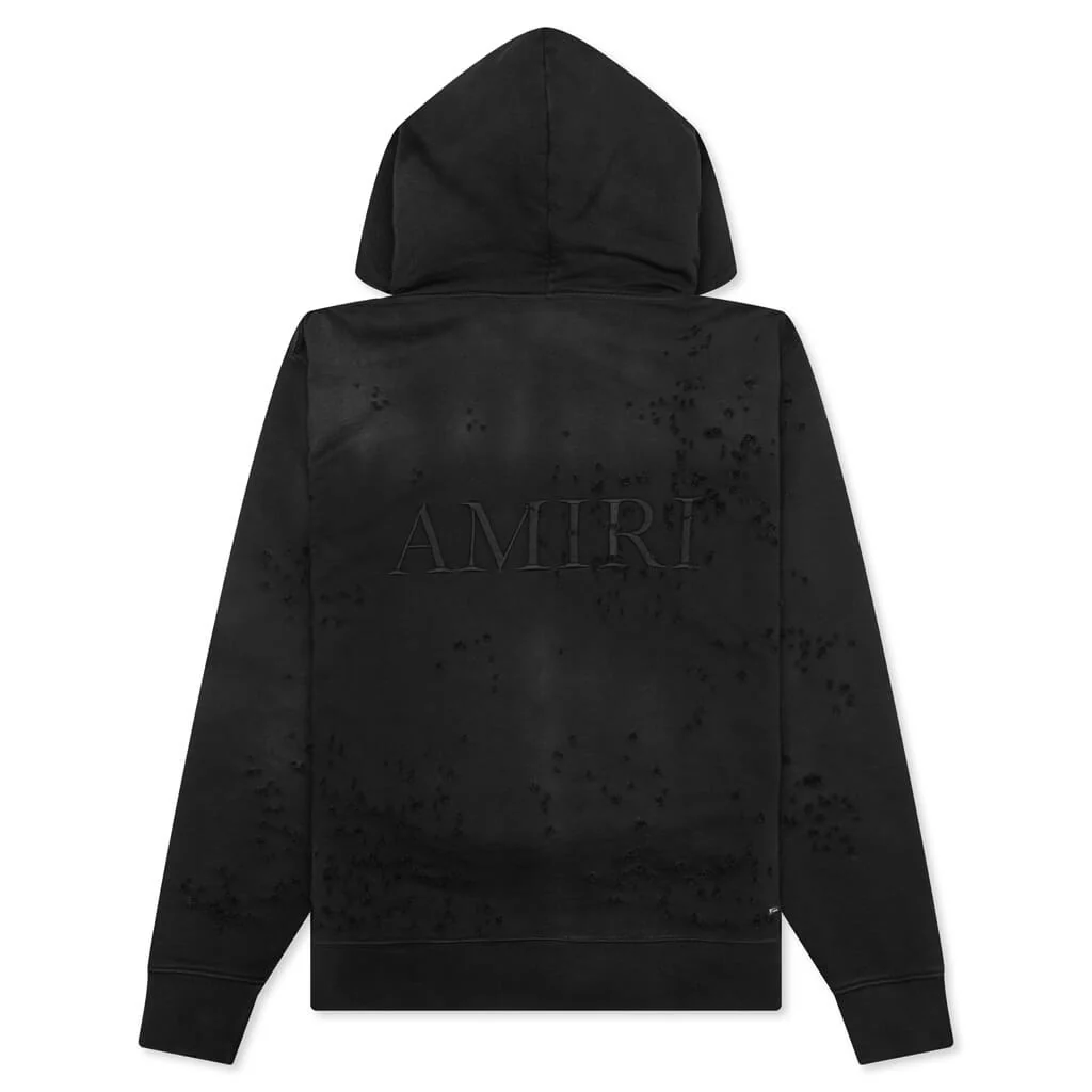 Ma Shotgun Embroidered Hoodie - Black - Image 2