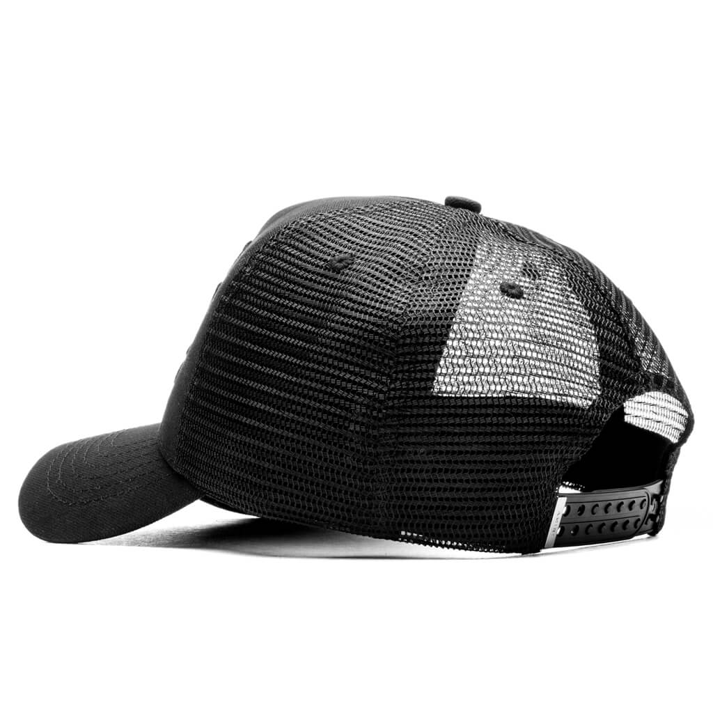 Wolf Logo Trucker Hat - Black - Image 4