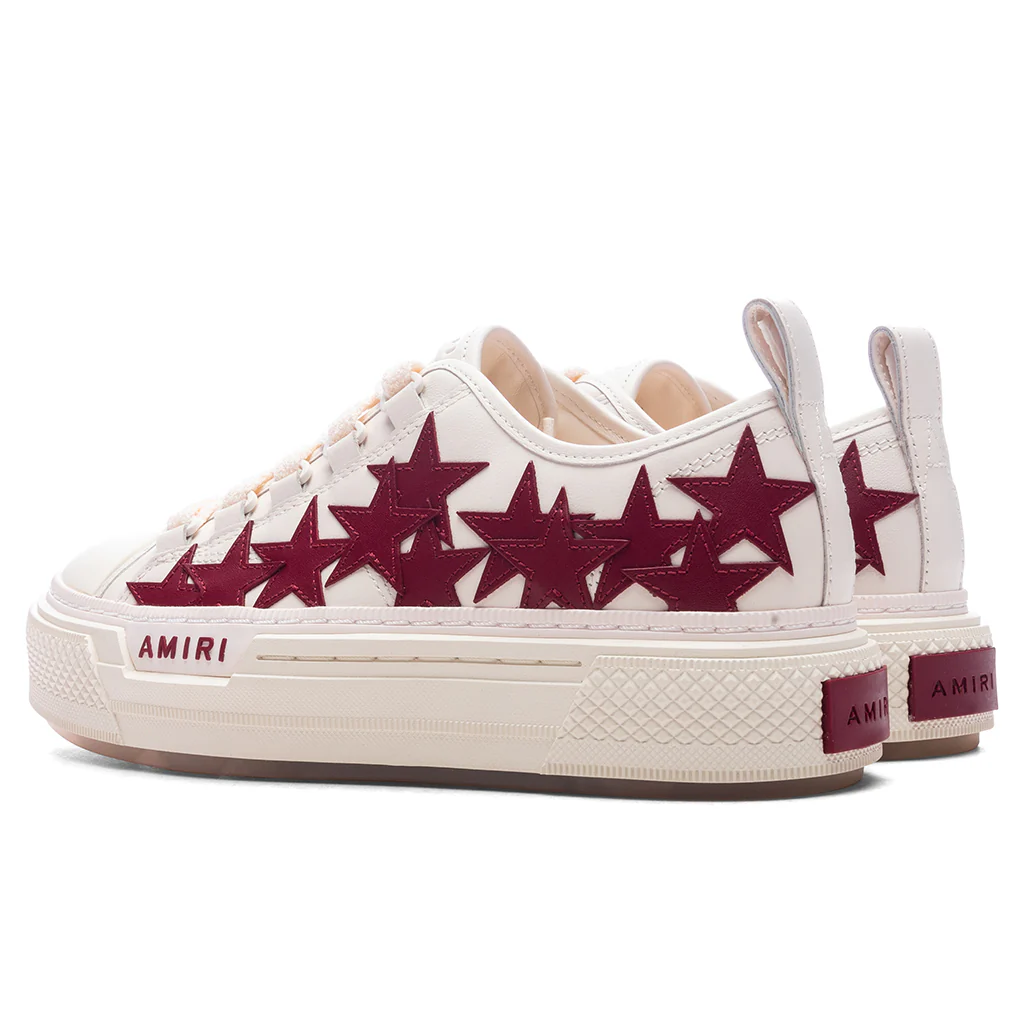 Women's Stars Court Low - Deep Red - Image 3