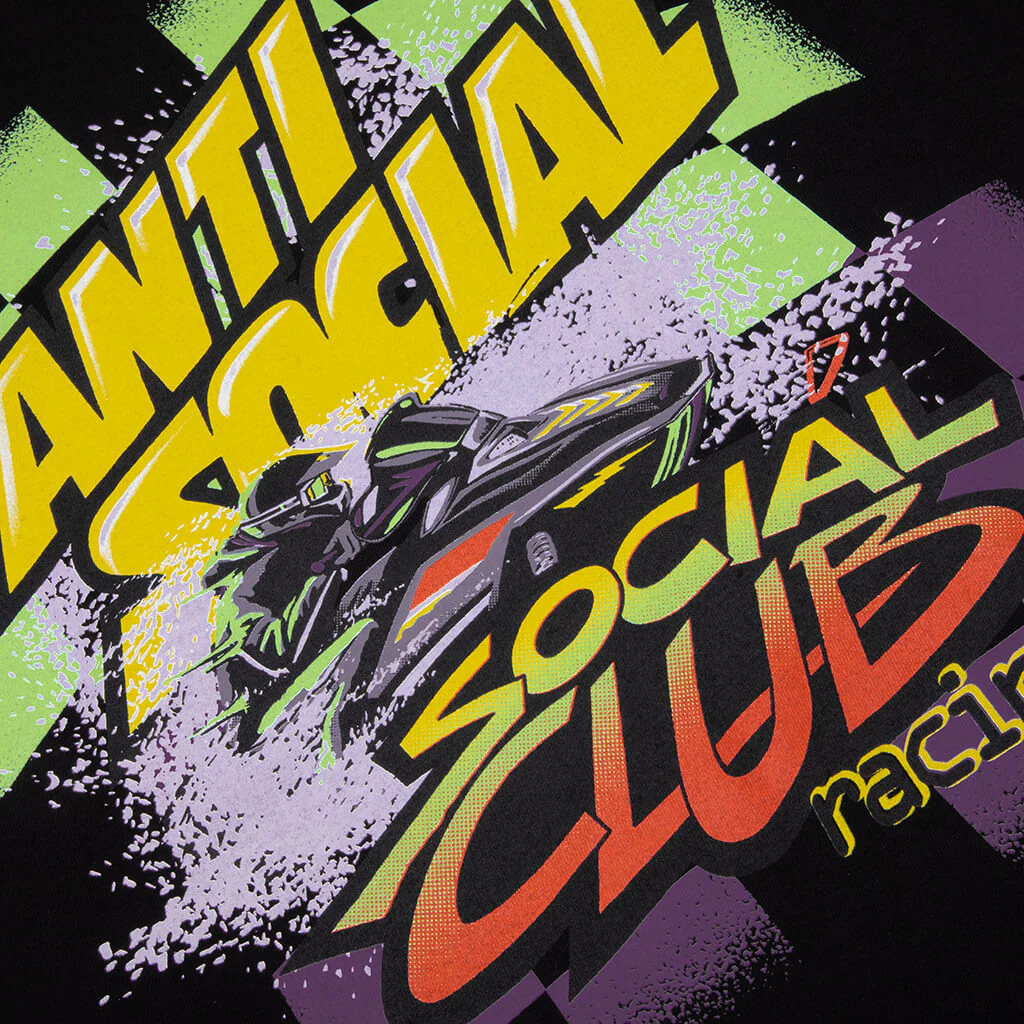 Artic Snowmobile Tee - Black - Image 4