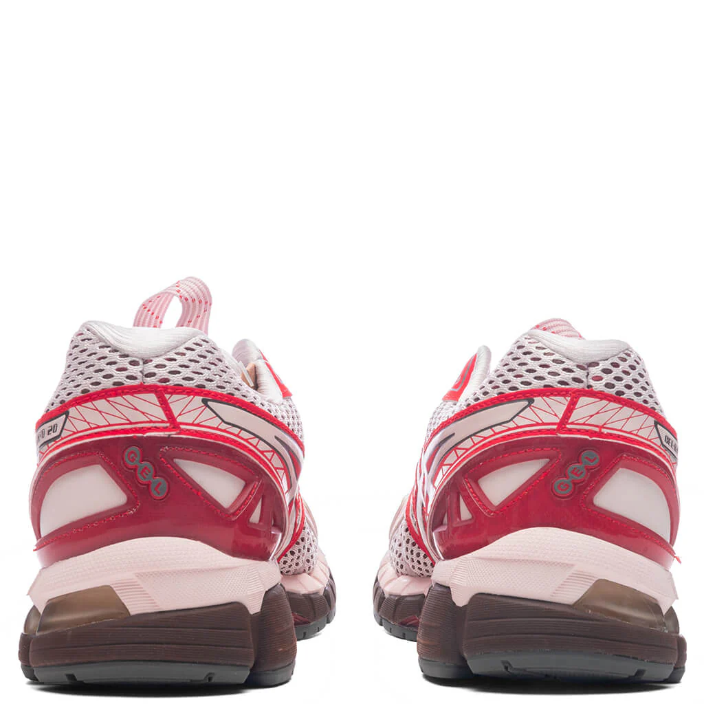 UB9-S Gel-Kayano 20 - Crystal Pink/Classic Red - Image 4