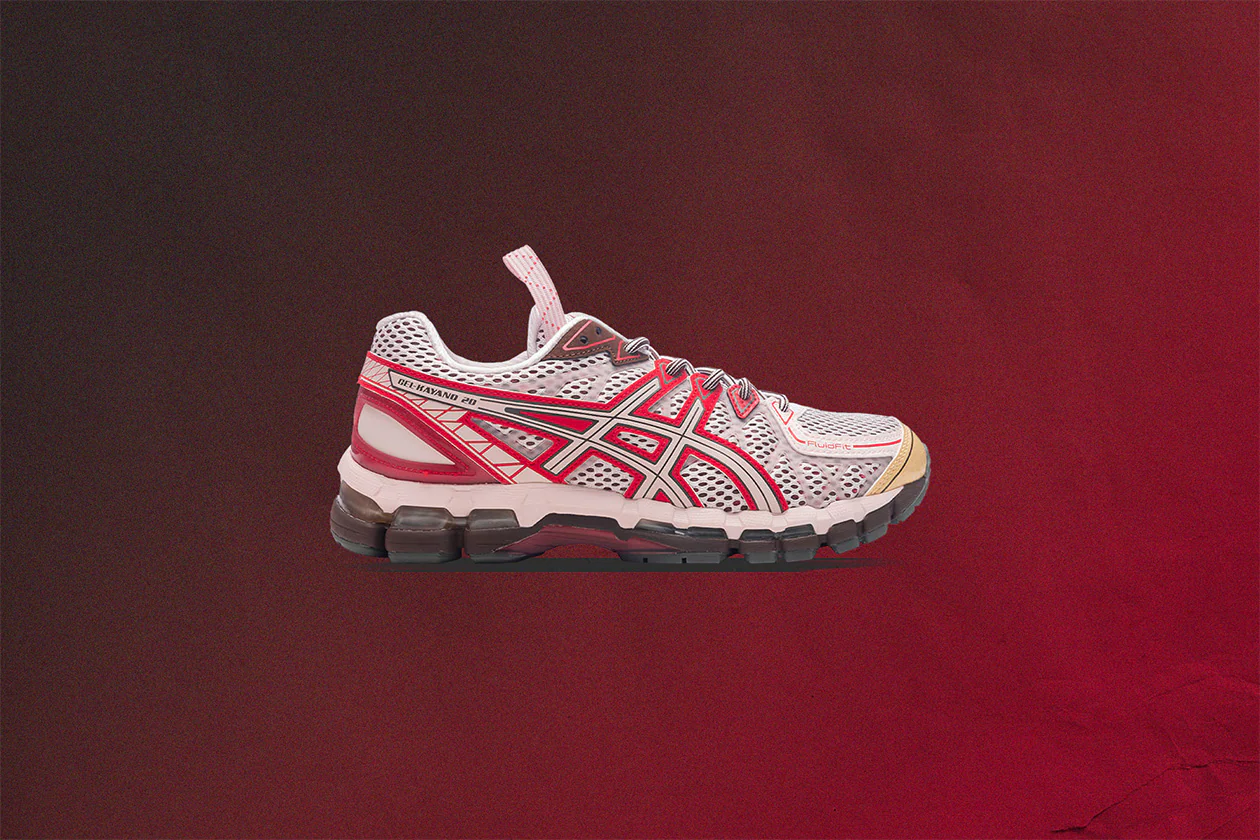 UB9-S Gel-Kayano 20 - Crystal Pink/Classic Red - Image 5