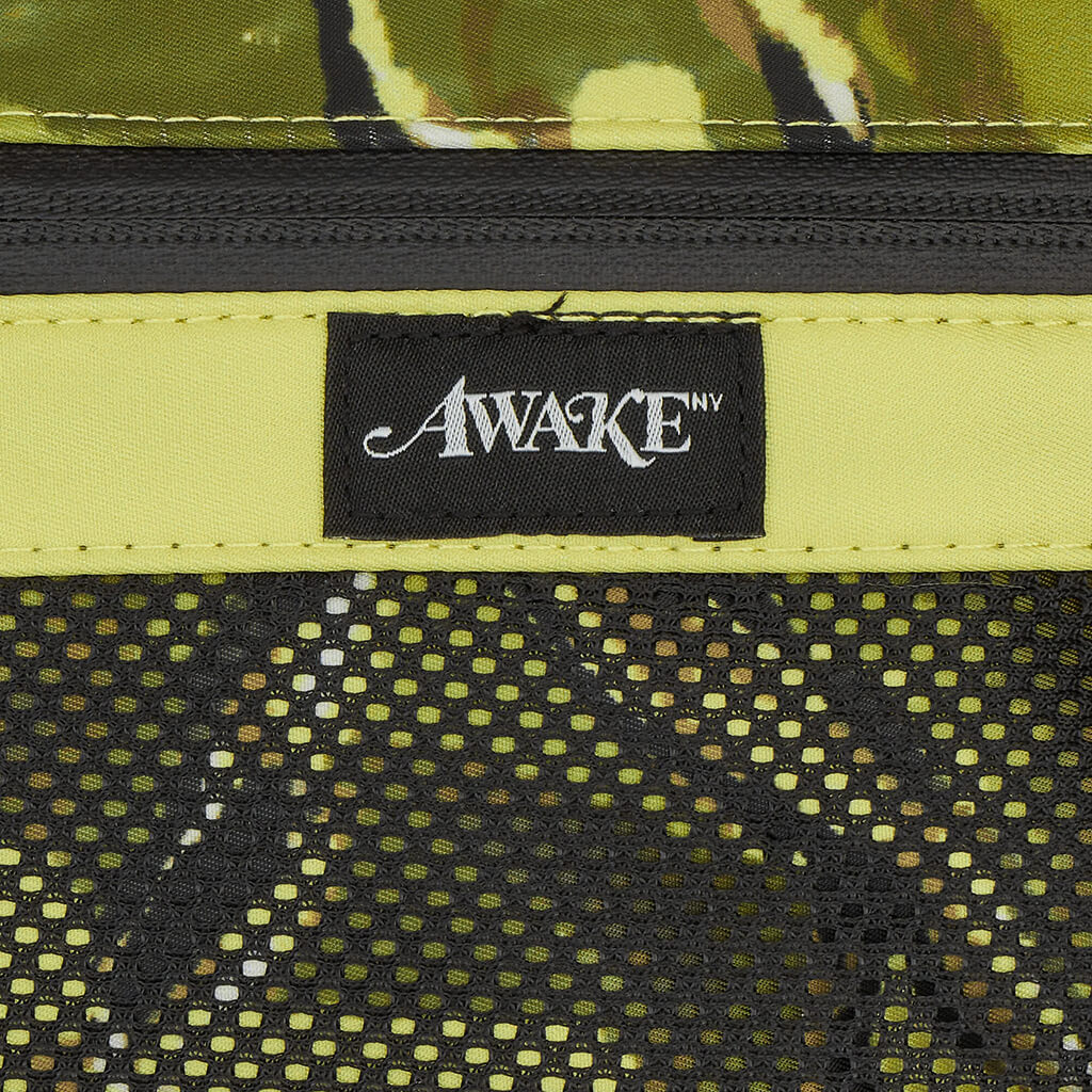 Canvas Logo Messenger Bag - Green Camo - Image 3