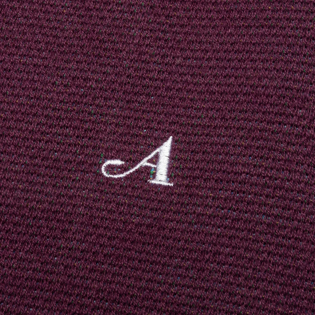 Floral Sweater Vest - Magenta - Image 3