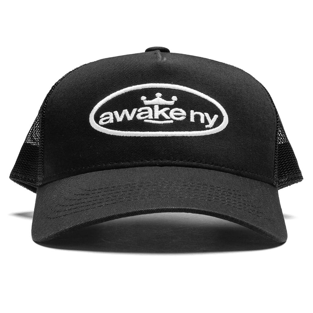 King Logo Trucker Hat - Black