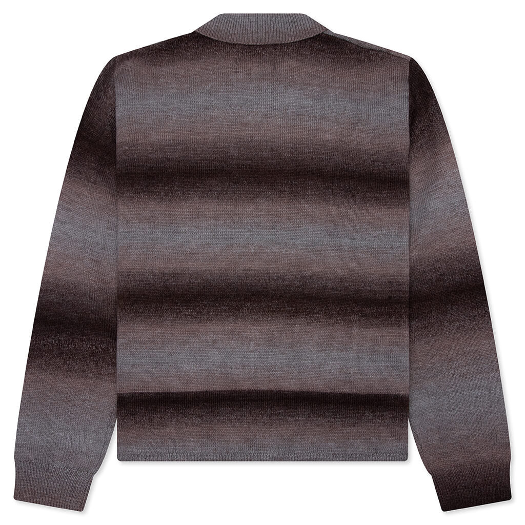 Knit Polo - Brown - Image 2
