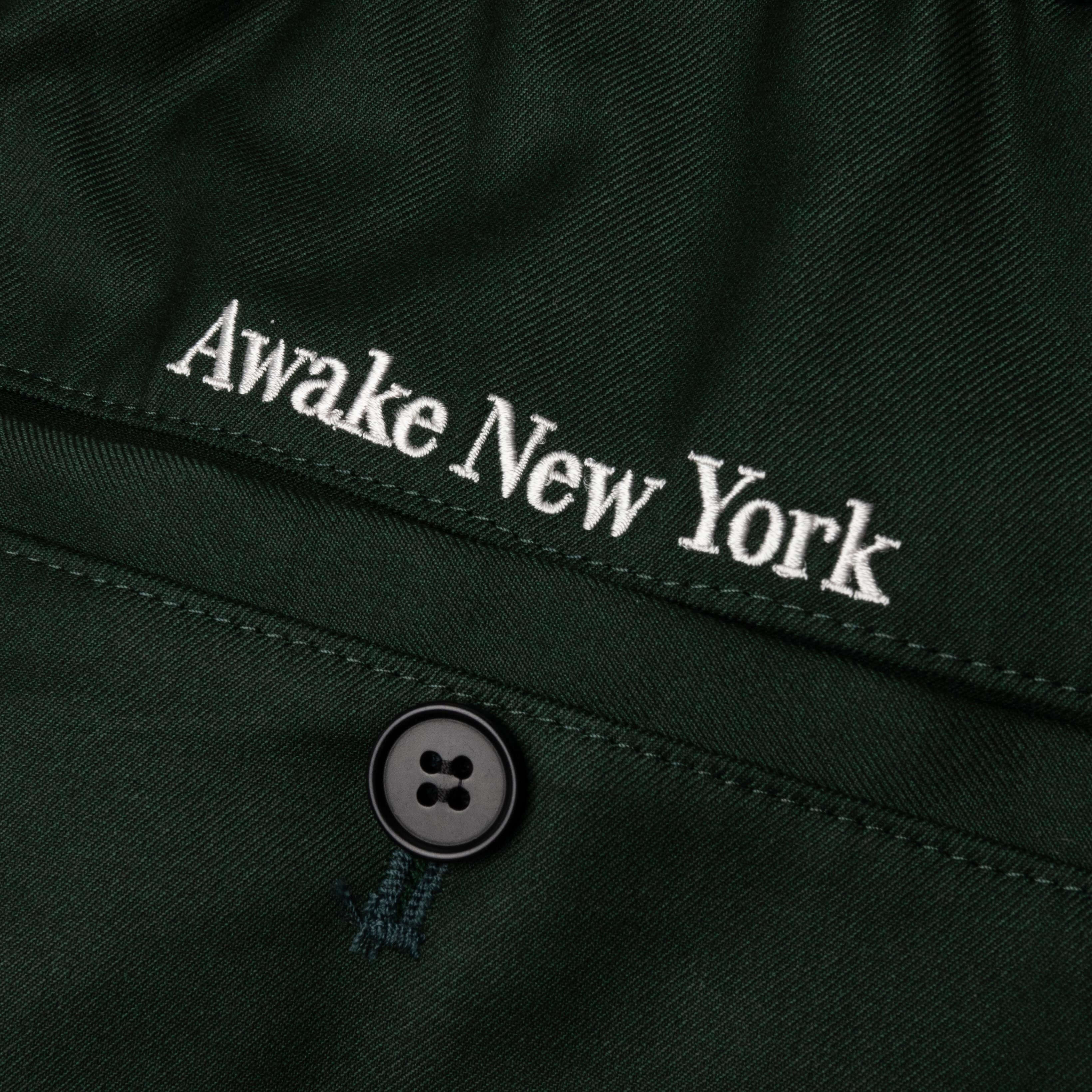 Lightweight Wool Elasticated Woven Pant - Forest Green - Image 4
