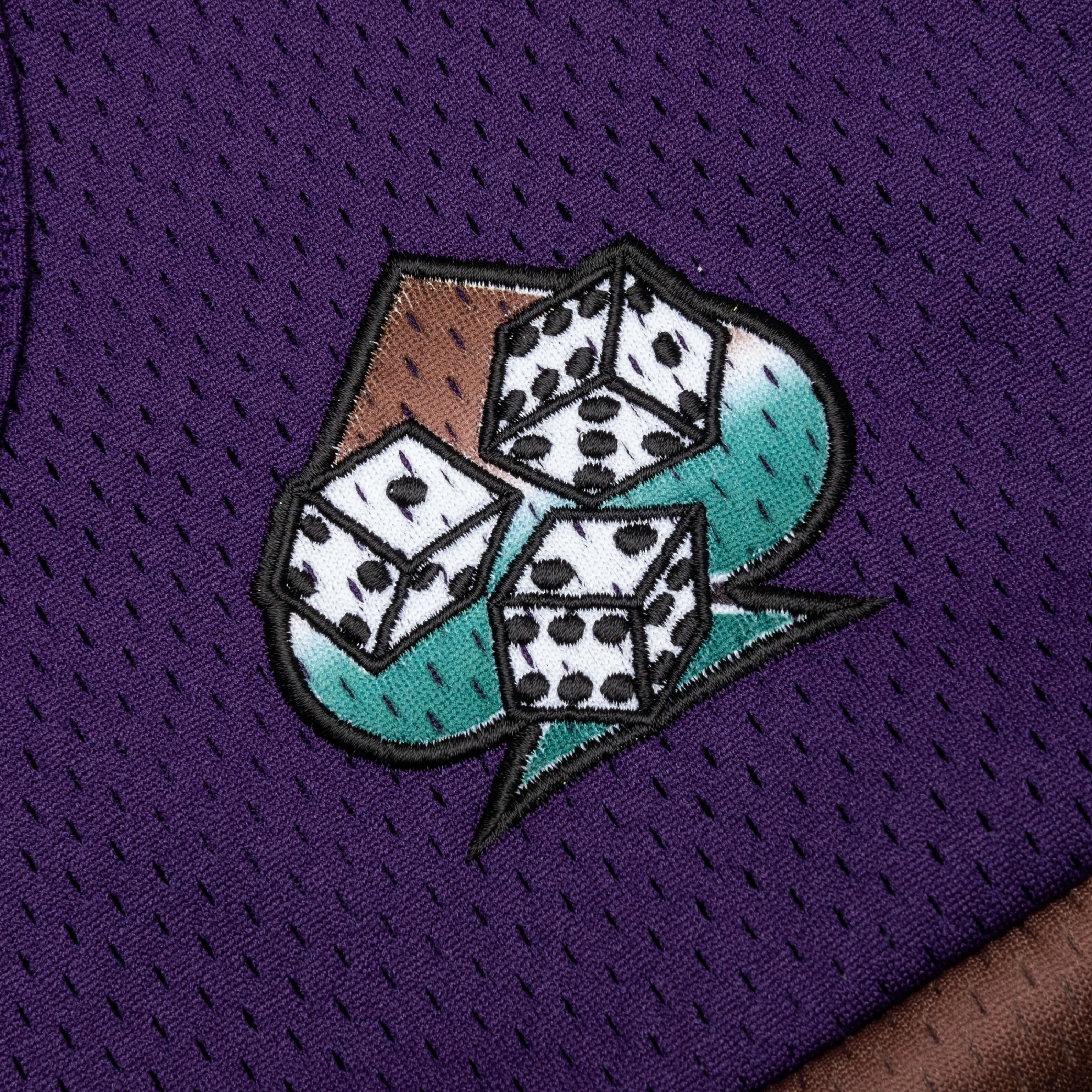 Mesh Football Jersey - Brown Multi - Image 4