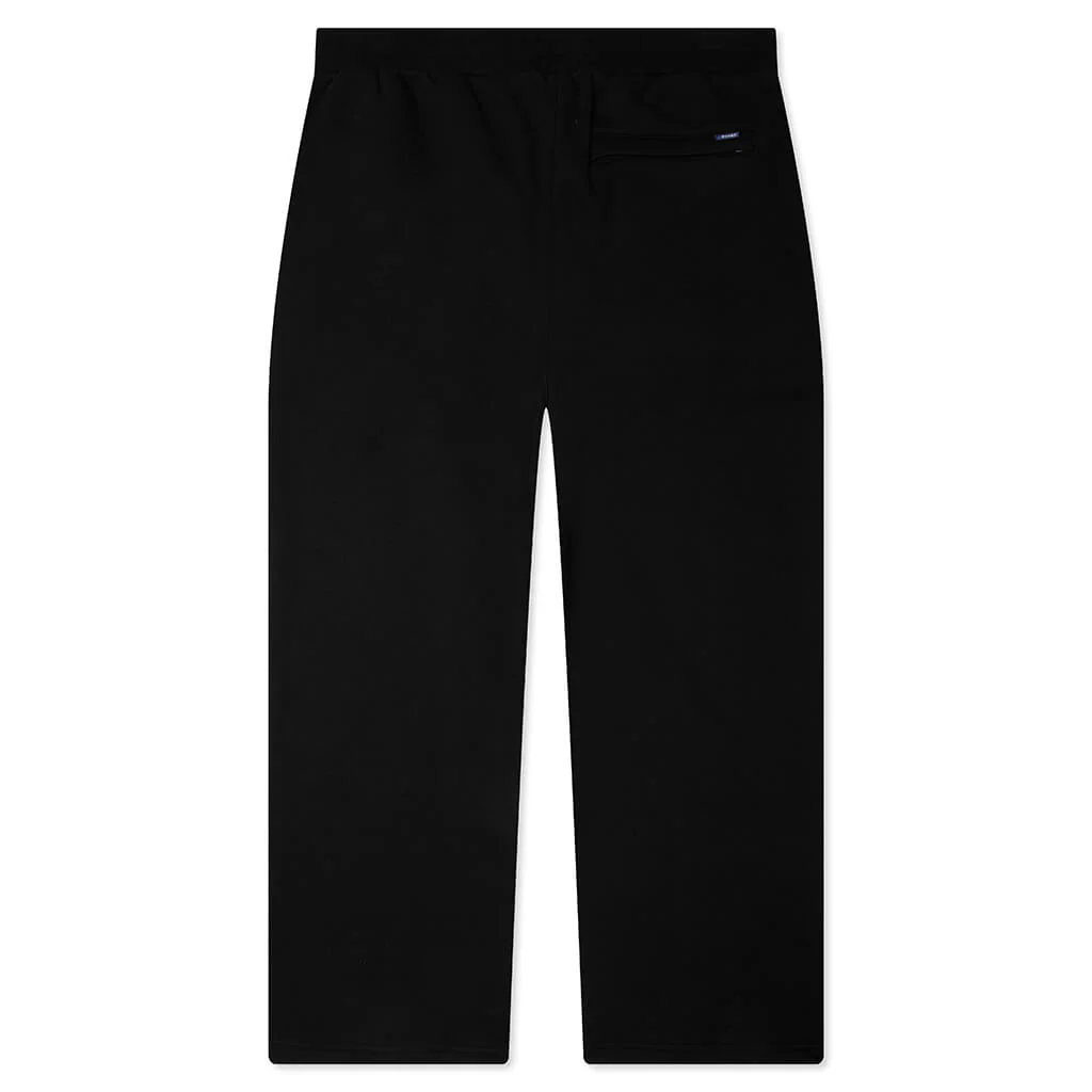 New York Arch Open Hem Sweatpants - Black - Image 2