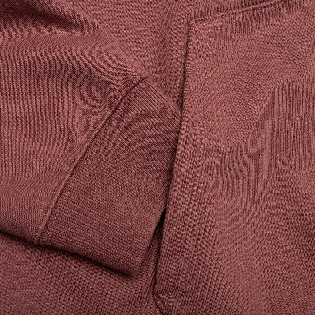 Printed Charm Logo Hoodie - Dark Mauve - Image 4