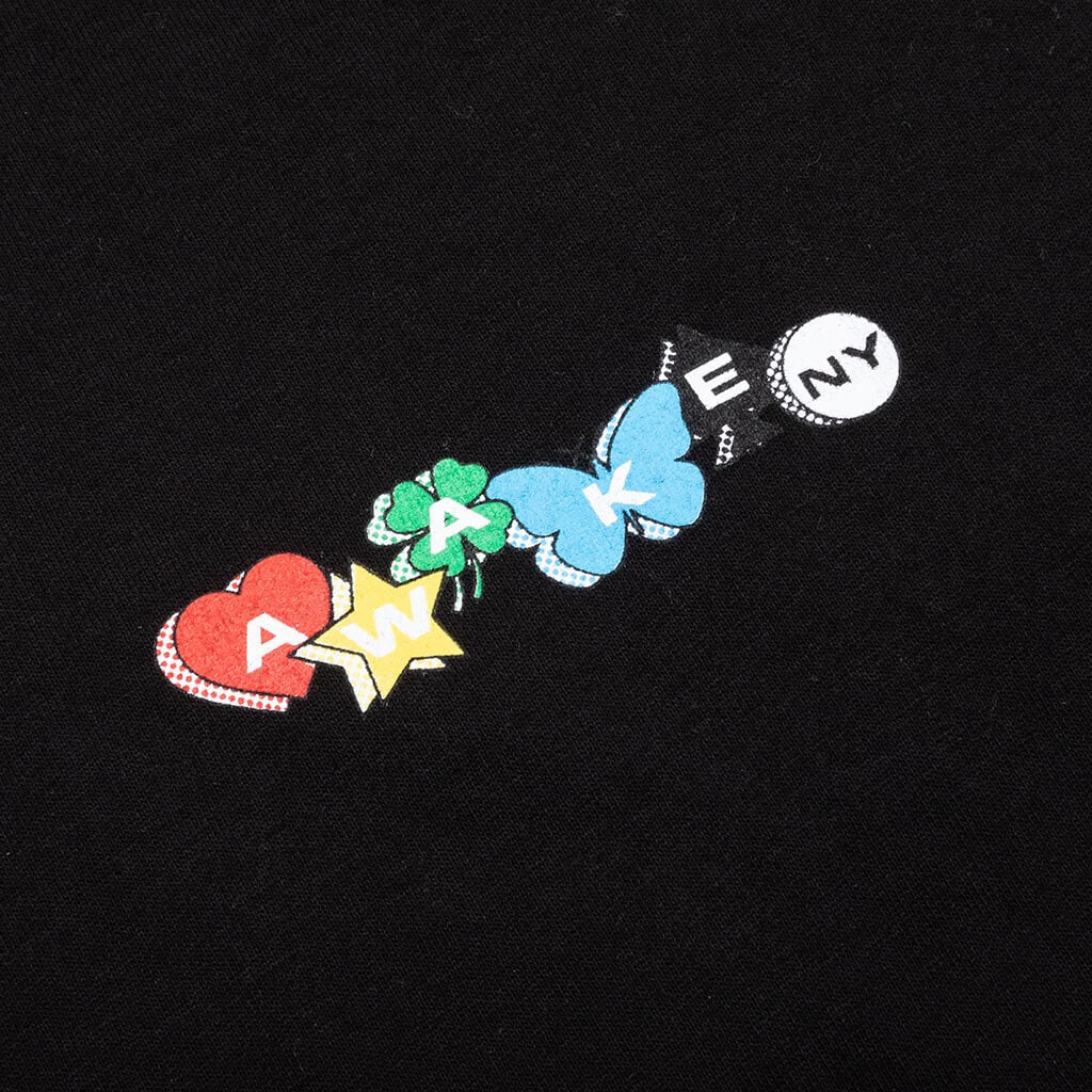 Printed Charm Logo Tee - Black - Image 4
