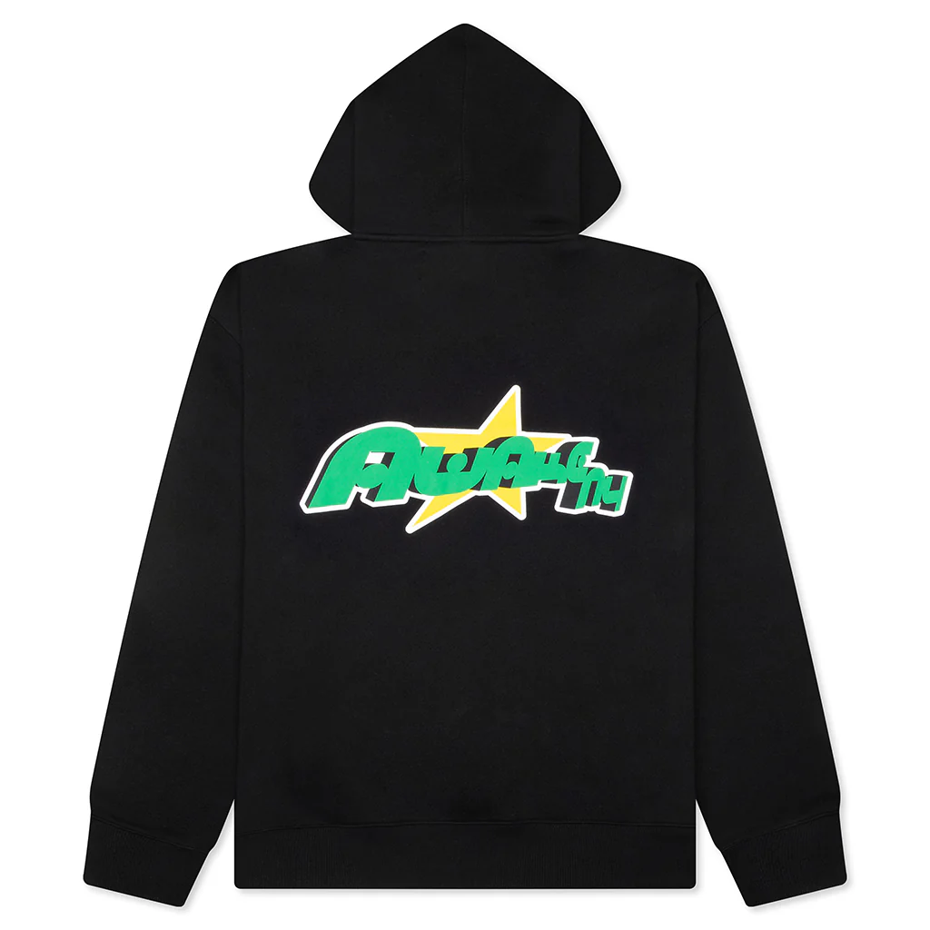 Star A Zip Up Hoodie - Black - Image 2